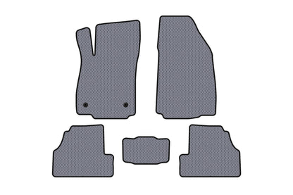 Rubber floor mats Carsuit (2012-2019, gray) for Chevrolet Trax 2012-2023 - image 1