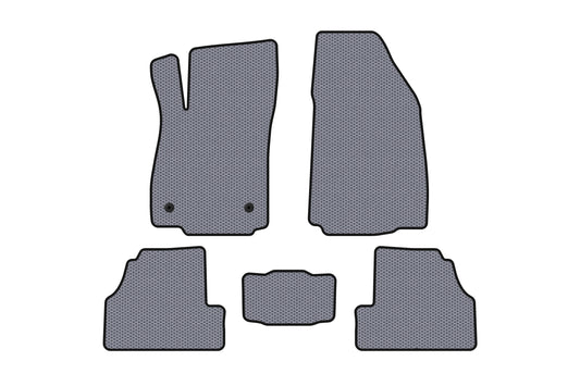 Rubber floor mats Carsuit (2012-2019, gray) for Chevrolet Trax 2012-2023 - image 1