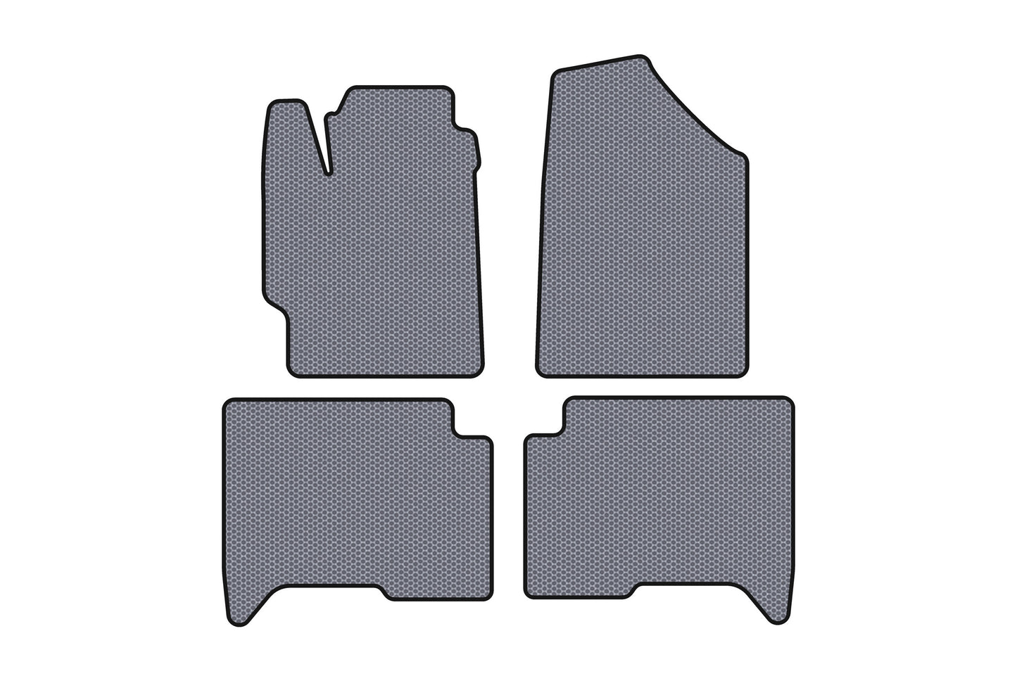 Rubber Floor Mats Carsuit (SD, Gray) for Great Wall Voleex C30 2010-2016 - image 1
