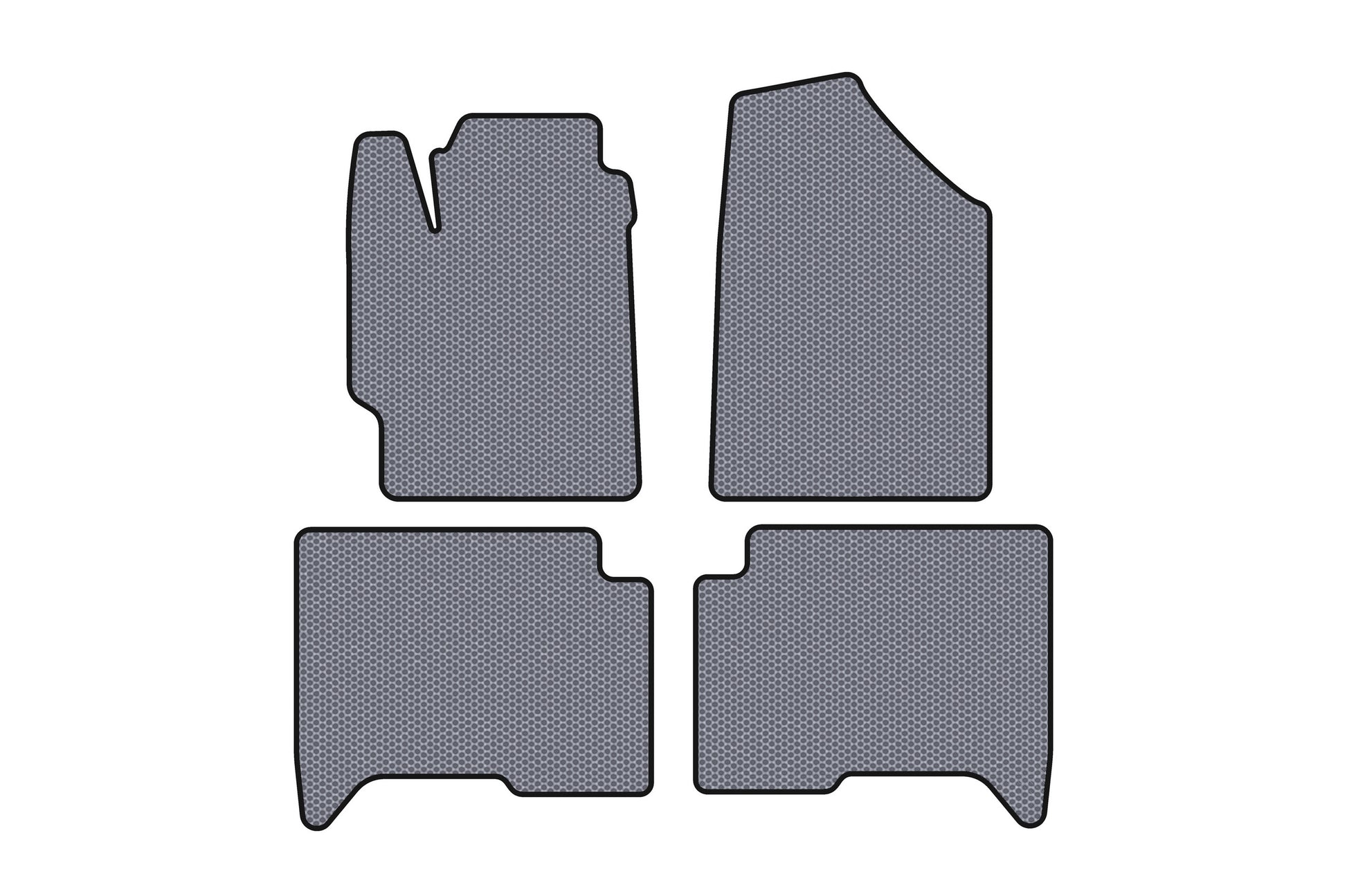Rubber Floor Mats Carsuit (SD, Gray) for Great Wall Voleex C30 2010-2016 - image 1