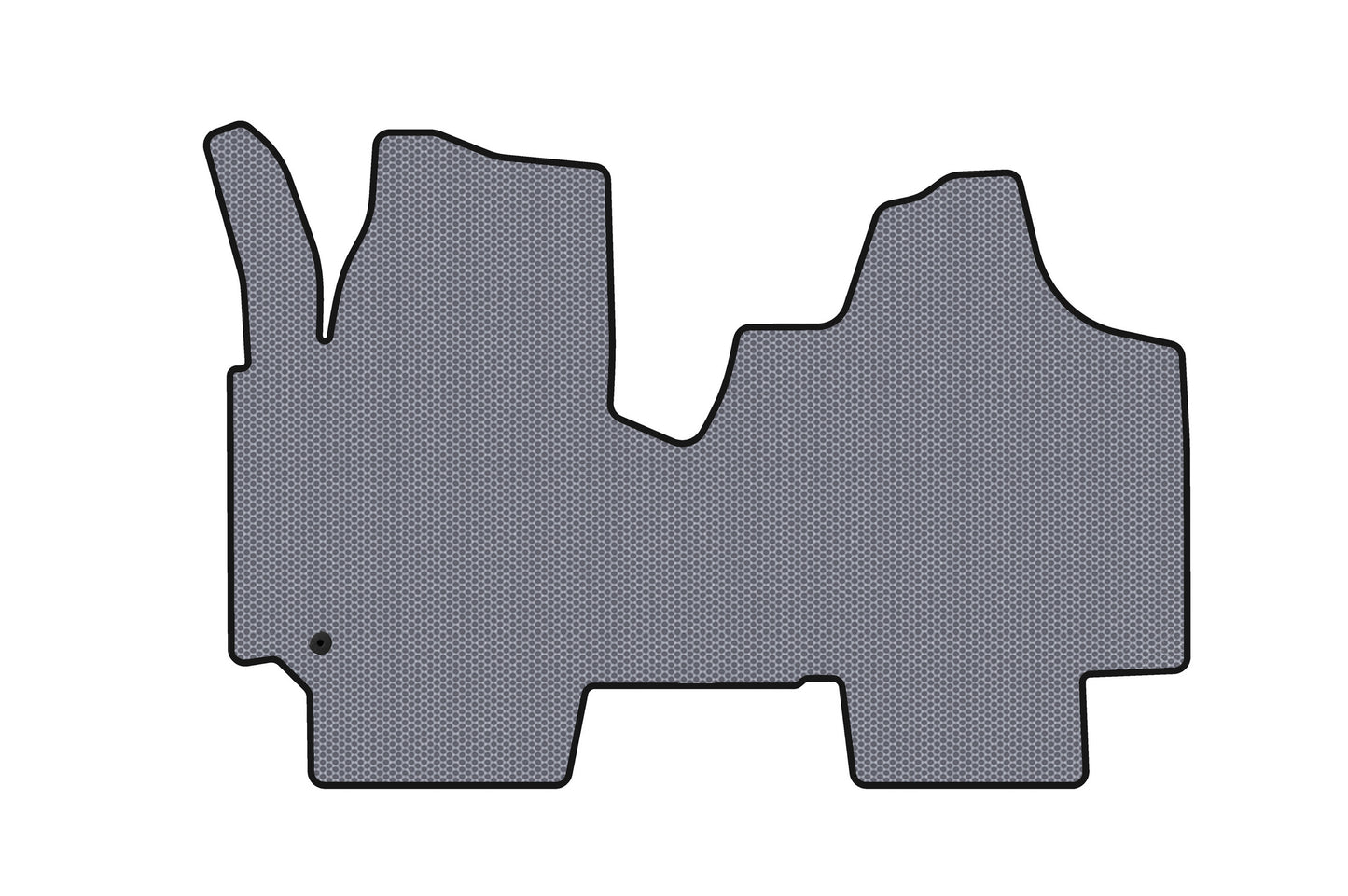 Rubber Floor Mats Carsuit (Gray) for Fiat Scudo 2007-2015 - image 1