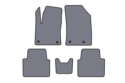 Rubber Floor Mats Carsuit (Gray) for Citroen C-3 Aircross 2017-2024 - image 1