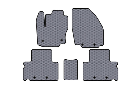 Rubber Floor Mats Carsuit (Gray) for Ford S-Max 2007-2014 - image 1