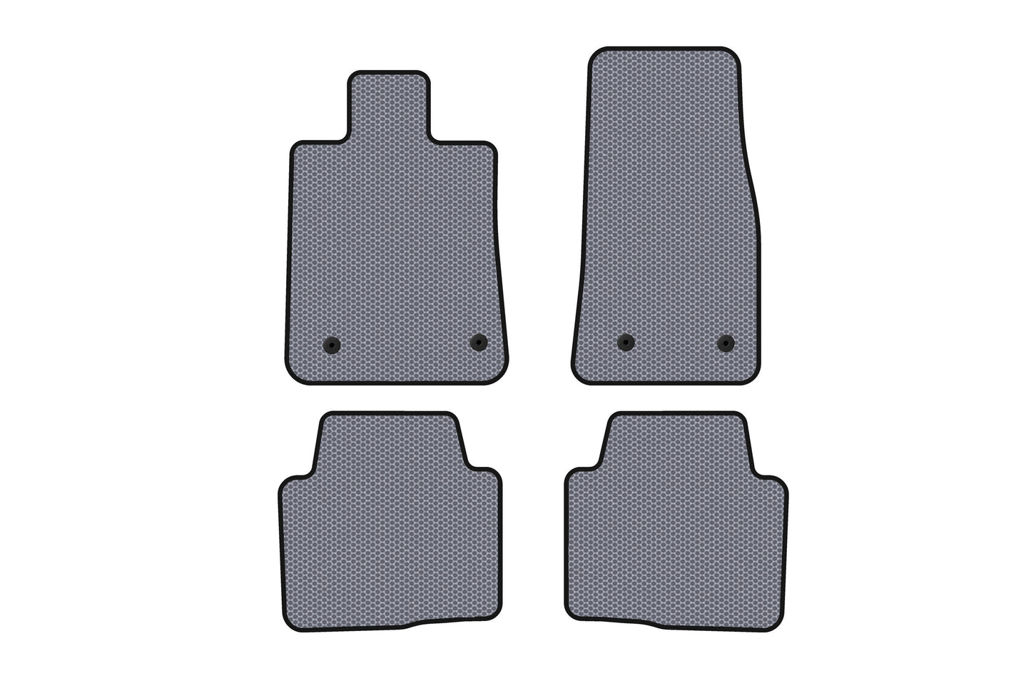 Rubber Floor Mats Carsuit (2013+, Gray) for Cadillac CTS 2013-2019 - image 1