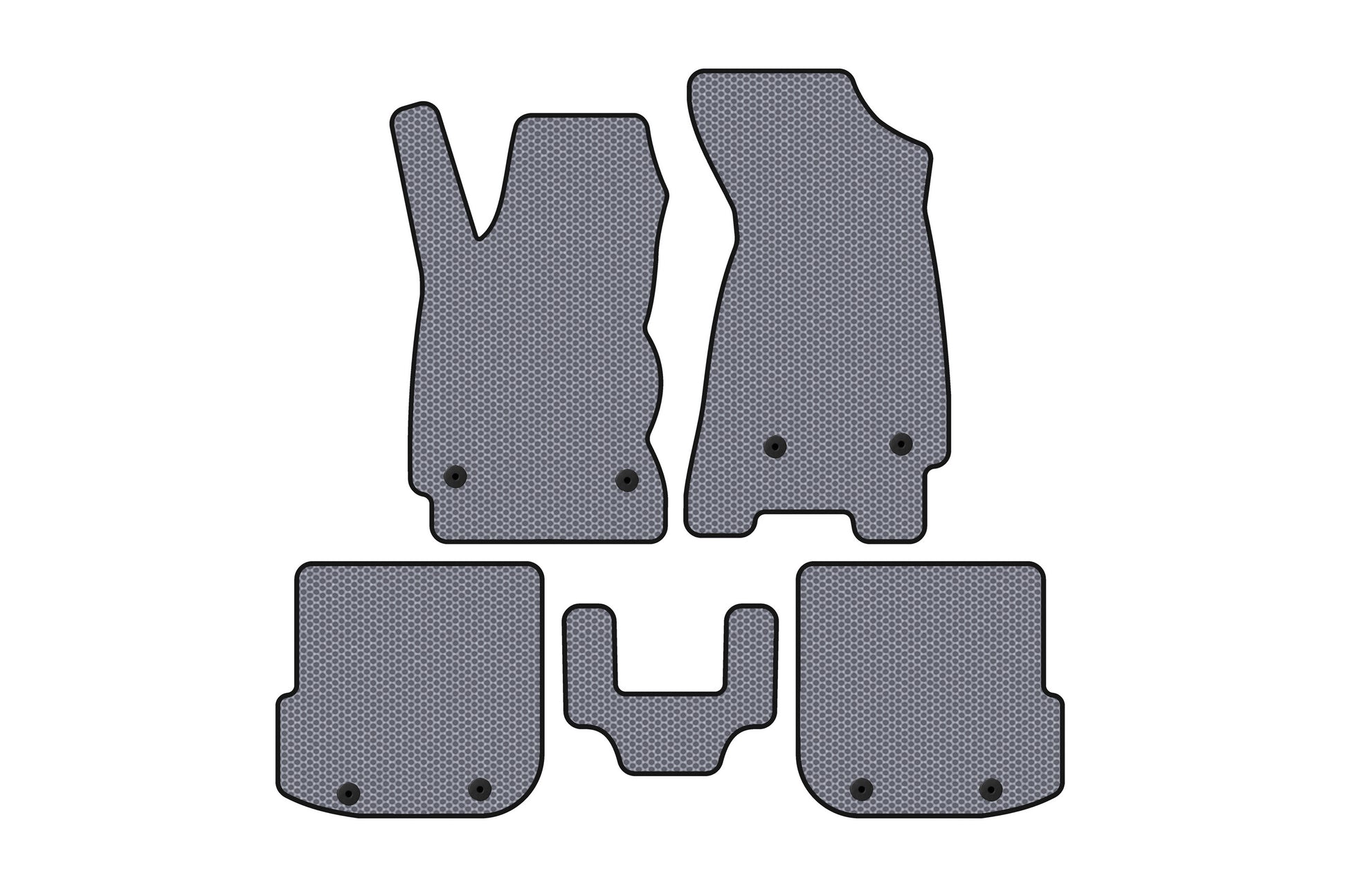 Rubber floor mats Carsuit (Sedan, grey) for Audi A4 B5 1994-2001 - image 1