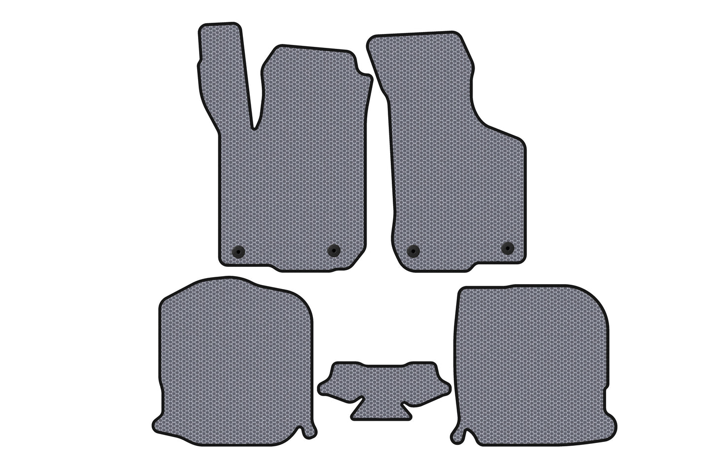 Rubber floor mats Carsuit (HB, 3-door, gray) for Audi A3 1996-2003 - image 1