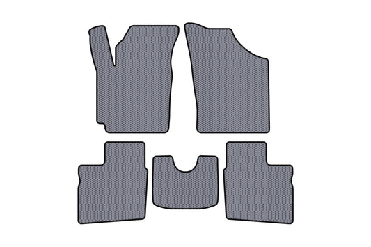 Rubber Floor Mats Carsuit (2005-2009, SD, gray) for Geely CK-1 2005-2008 - image 1