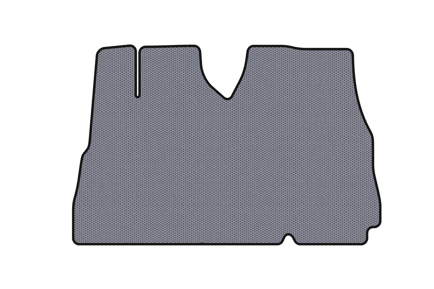 Rubber floor mats Carsuit (1995-2002, gray) for Fiat Ducato 1995-2006 - image 1