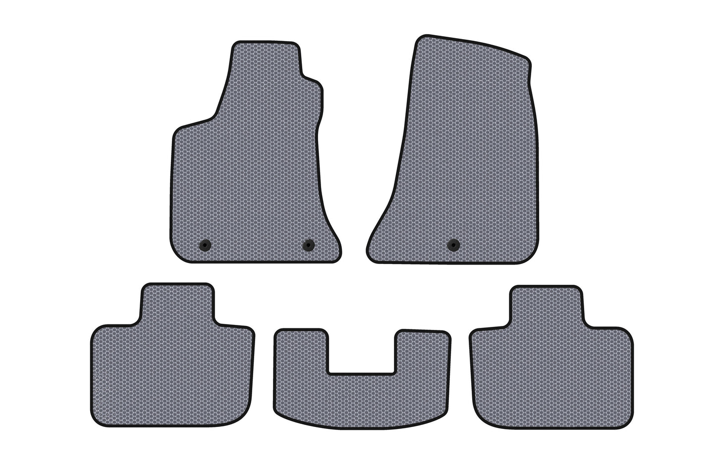 Rubber Floor Mats Carsuit V1 (Gray) for Chrysler C300 2011-2023 - image 1