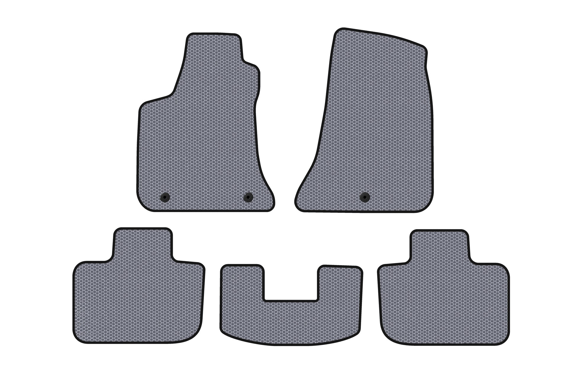 Rubber Floor Mats Carsuit V1 (Gray) for Chrysler C300 2011-2023 - image 1