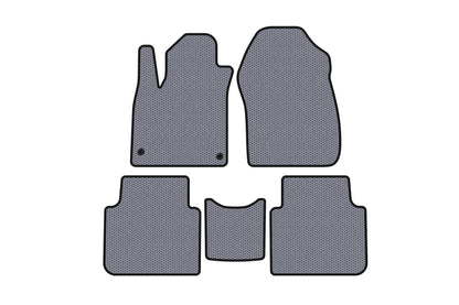 Rubber floor mats Carsuit (7-seater, grey) for Honda CRV 2017-2022 - image 1