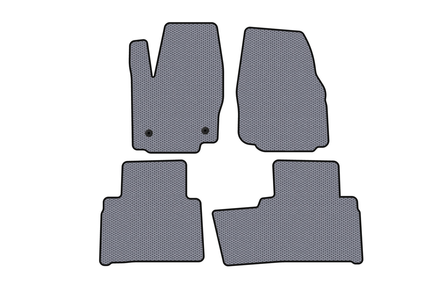 Rubber Floor Mats Carsuit (2 Rows, Grey) for Ford Galaxy 2007-2015 - image 1