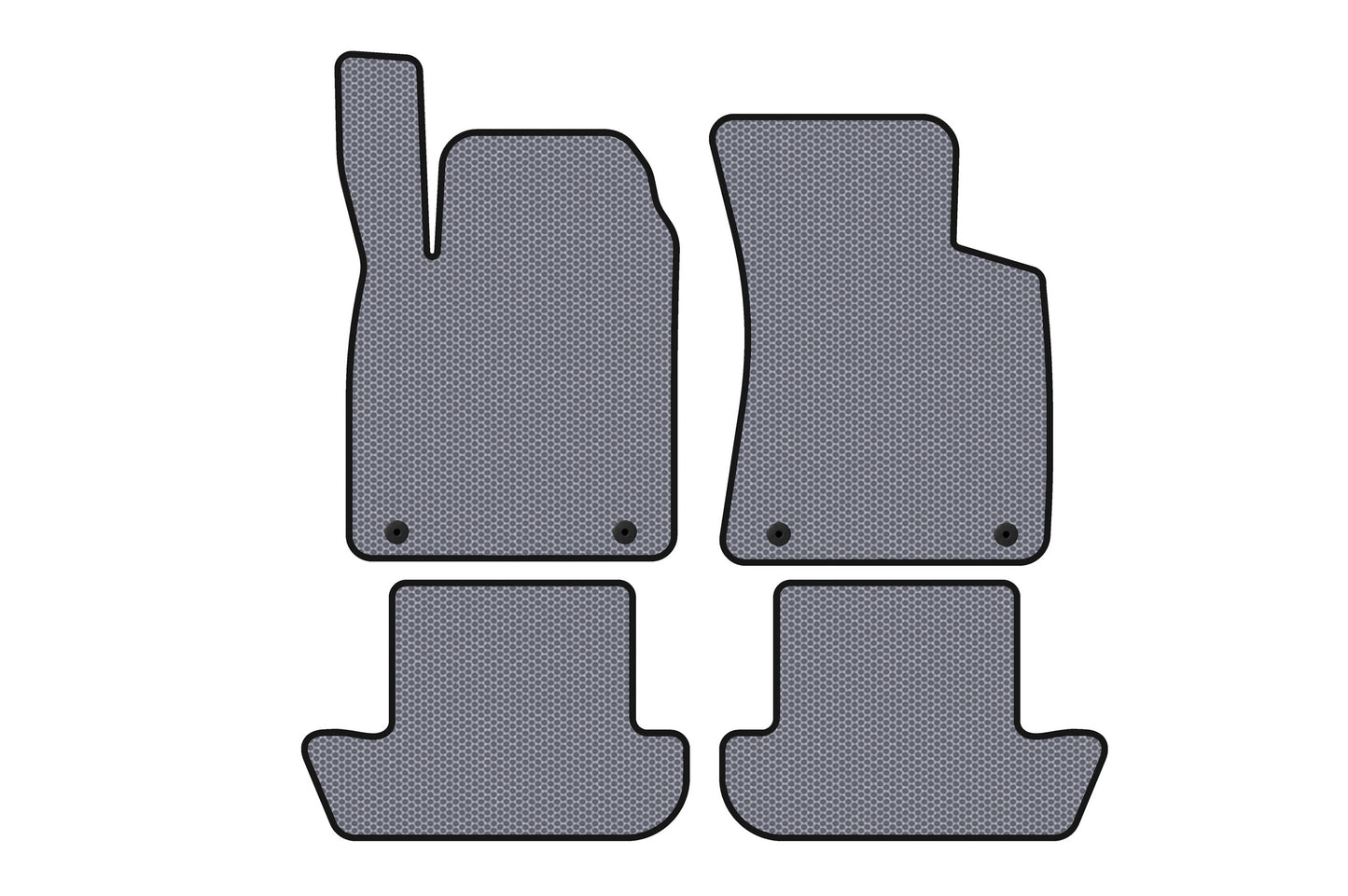 Rubber Floor Mats Carsuit (Coupe, Grey) for Audi ТТ 1998-2006 - image 1