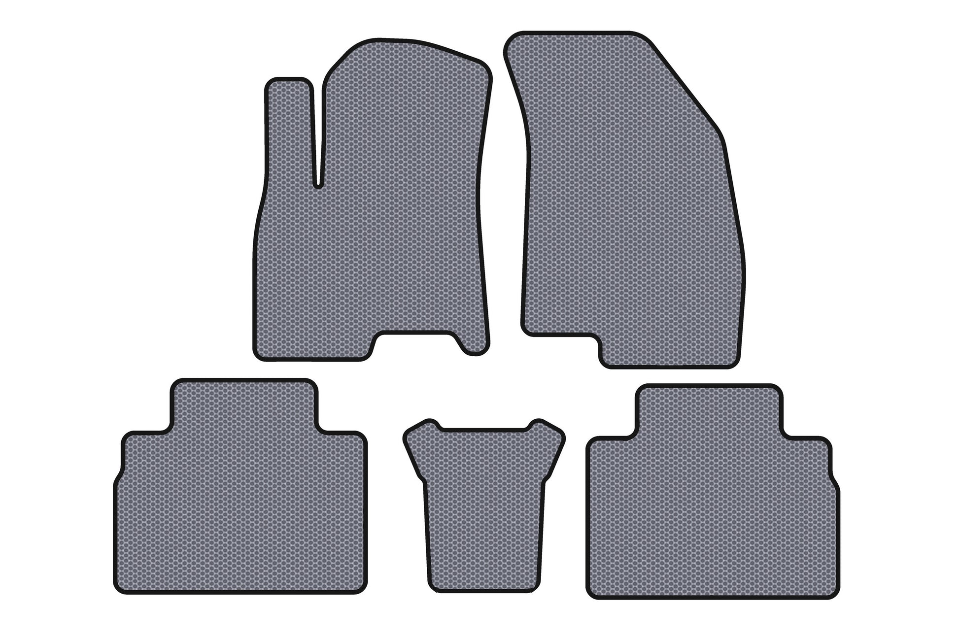 Rubber Floor Mats Carsuit (Gray) for Chery Tiggo 8 2017- - image 1