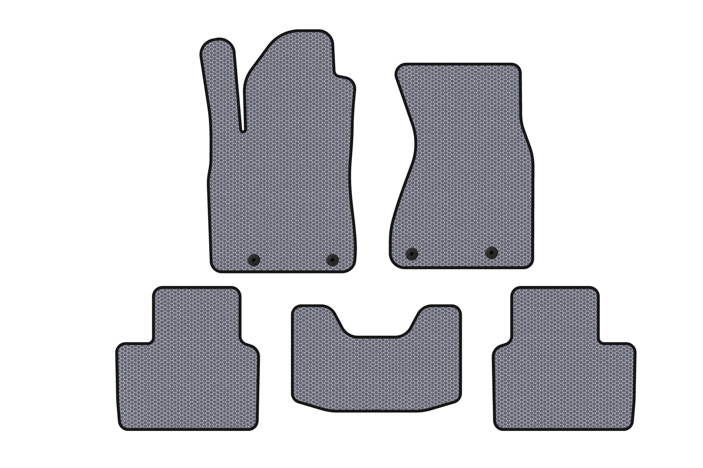 Rubber floor mats Carsuit (Sedan, grey) for Audi A8 1994-2002 - image 1