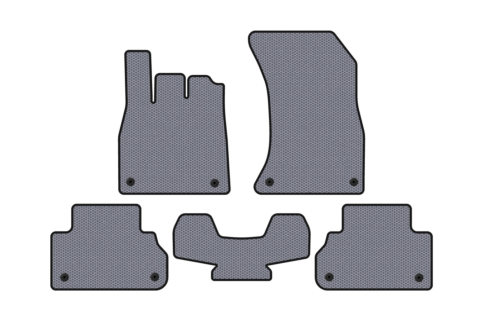 Rubber Floor Mats Carsuit (Gray) for Audi Q5 2017-2025 - image 1