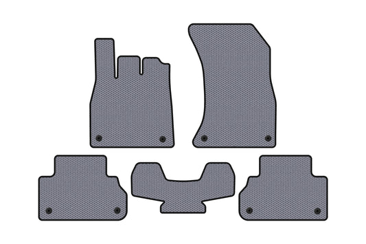 Rubber Floor Mats Carsuit (Gray) for Audi Q5 2017-2025 - image 1