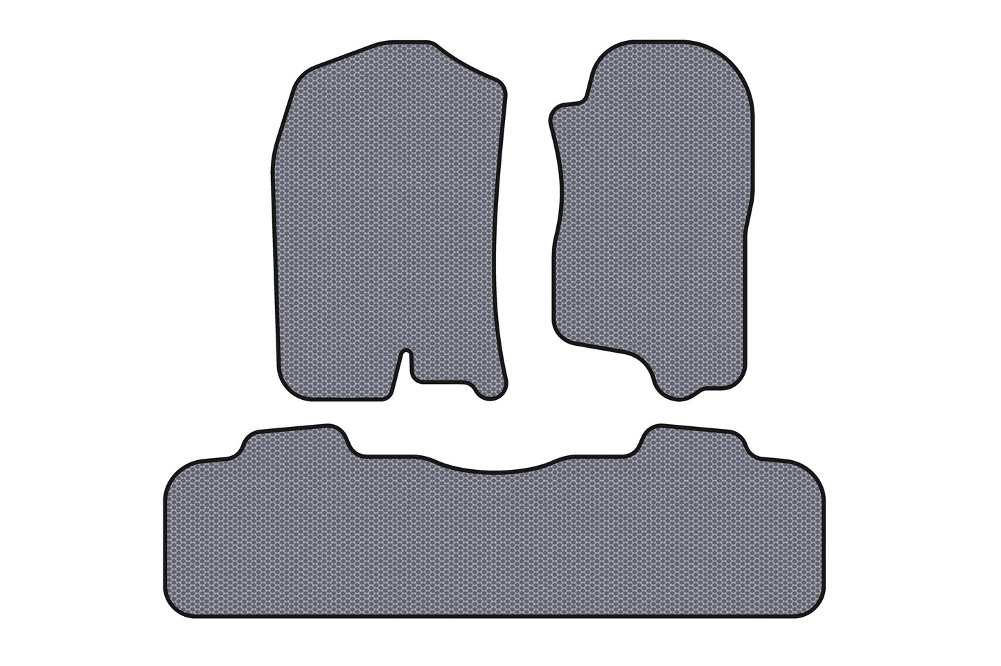 Rubber floor mats Carsuit (2 rows, 2007-2014, gray) for Chevrolet Tahoe 2007-2014 - image 1