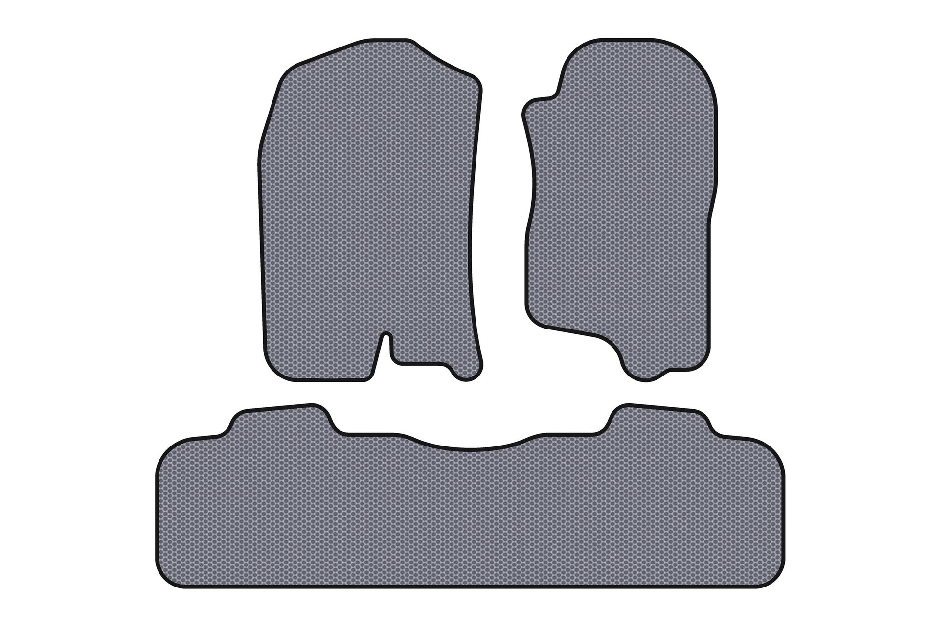 Rubber floor mats Carsuit (2 rows, 2007-2014, gray) for Chevrolet Tahoe 2007-2014 - image 1