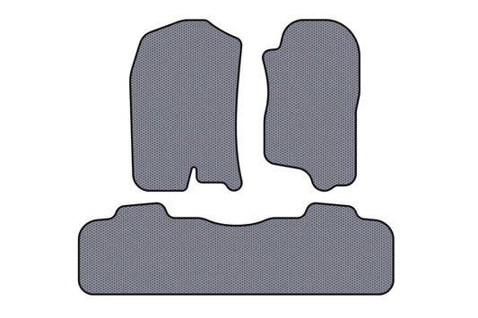 Rubber floor mats Carsuit (2 rows, 2007-2014, gray) for Chevrolet Tahoe 2007-2014 - image 1