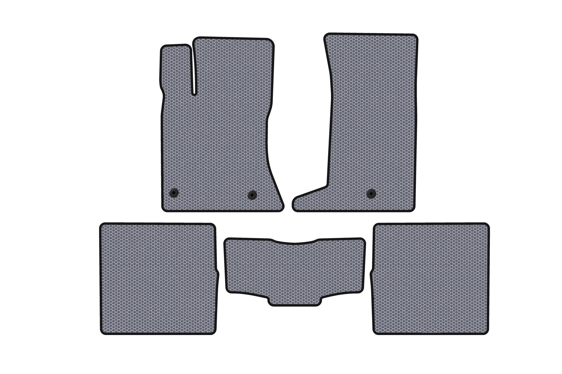 Rubber Floor Mats Carsuit (gray) for Cadillac SRX 2004-2009 - image 1