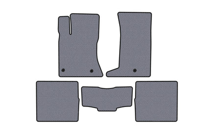 Rubber Floor Mats Carsuit (gray) for Cadillac SRX 2004-2009 - image 1