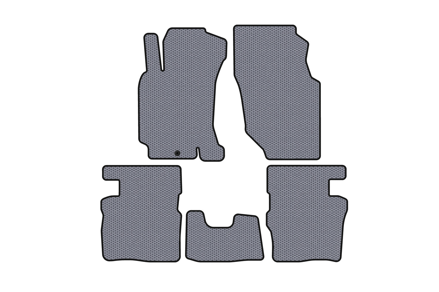 Rubber floor mats Carsuit (5-door, grey) for Honda HR-V 1998-2006 - image 1