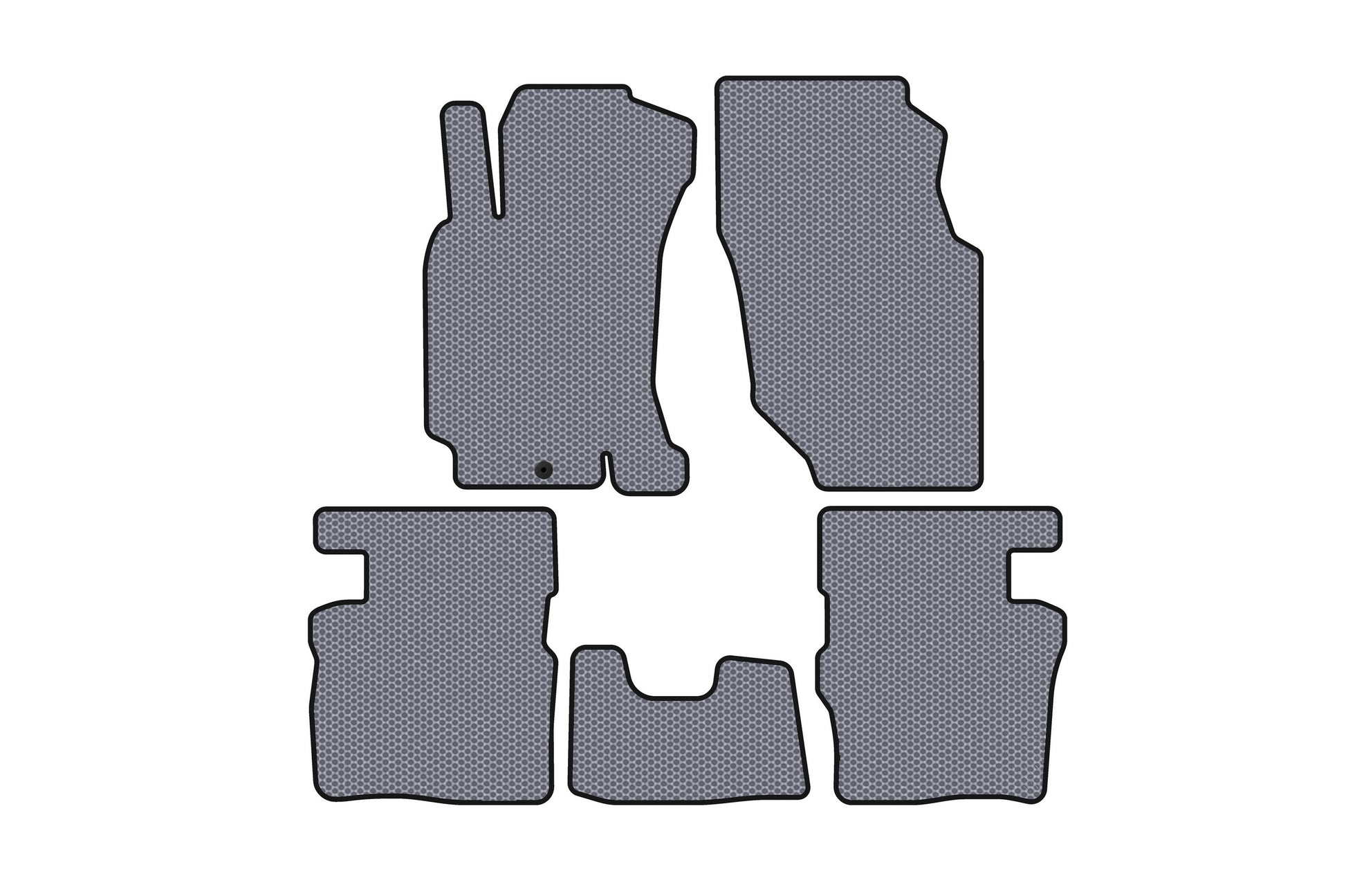 Rubber floor mats Carsuit (5-door, grey) for Honda HR-V 1998-2006 - image 1