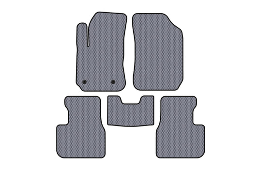 Rubber Floor Mats Carsuit (Gray) for Citroen Cactus 2014-2020 - image 1