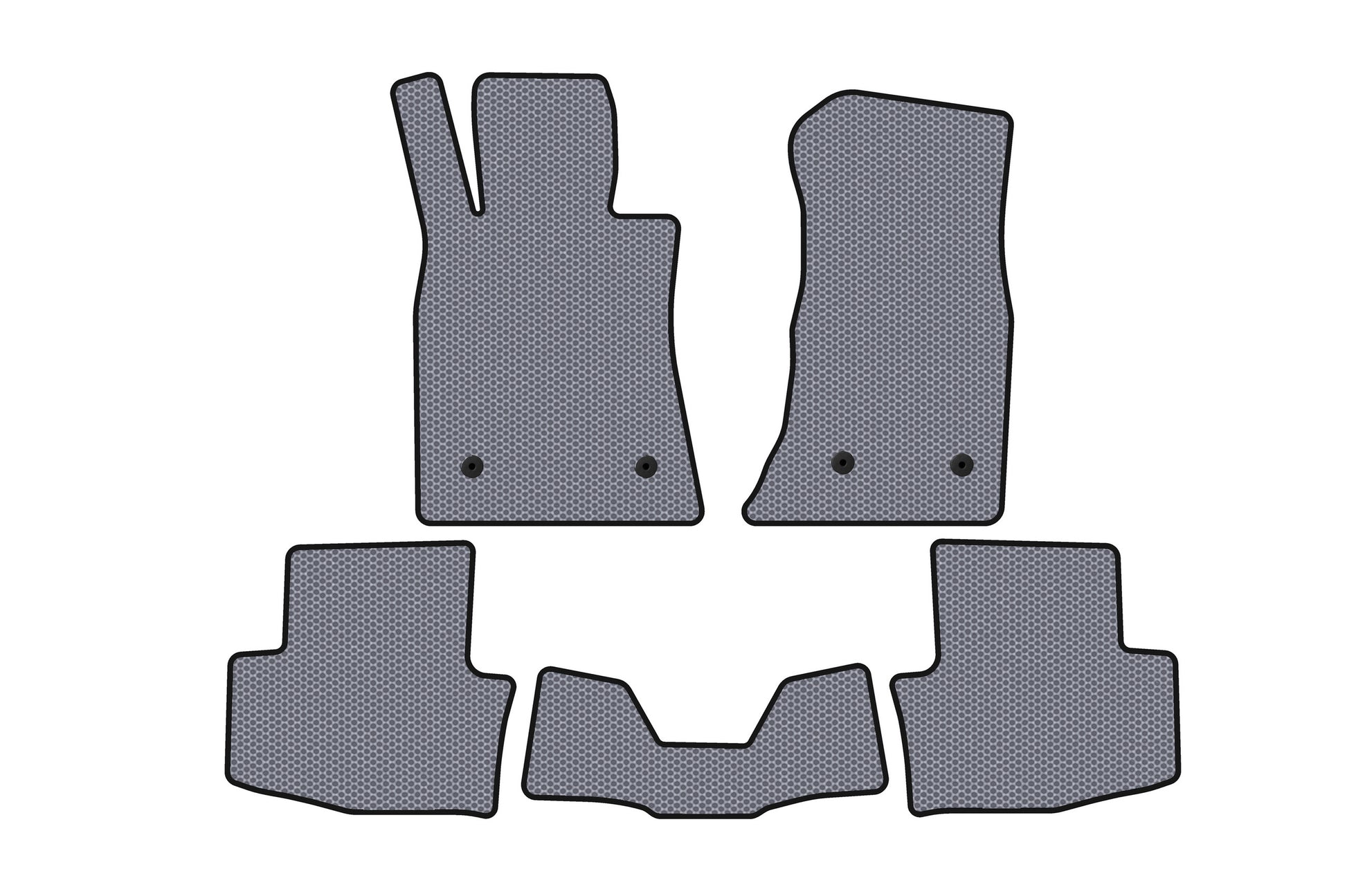 Rubber Floor Mats Carsuit (SD, Gray) for Cadillac ATS 2012-2019 - image 1