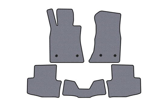 Rubber Floor Mats Carsuit (SD, Gray) for Cadillac ATS 2012-2019 - image 1