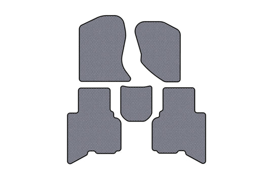 Rubber floor mats Carsuit (2010-2014, gray) for GreatWall Haval/Hover H3 2005-2013 - image 1
