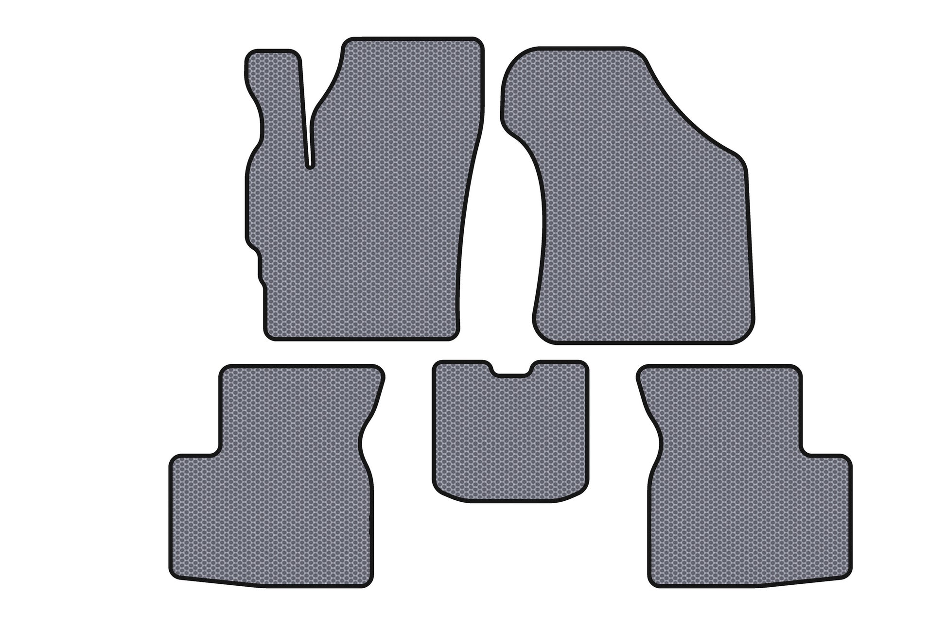 Rubber Floor Mats Carsuit (Gray) for Chery QQ 2003-2022 - image 1
