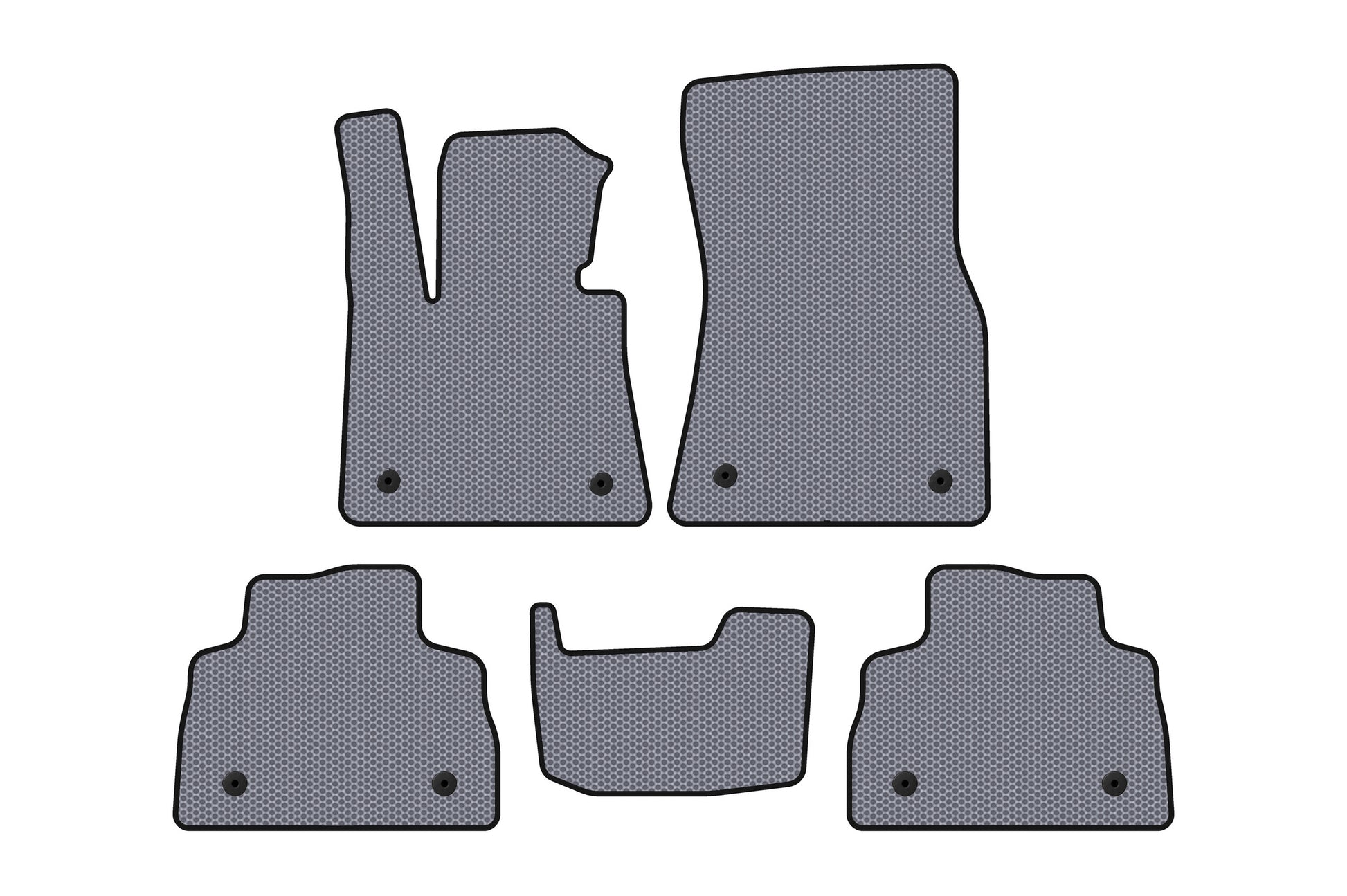 Rubber Floor Mats Carsuit (Gray) for BMW X6 G06 2019–2027 - image 1