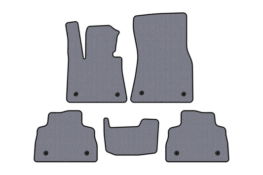 Rubber Floor Mats Carsuit (Gray) for BMW X6 G06 2019–2027 - image 1