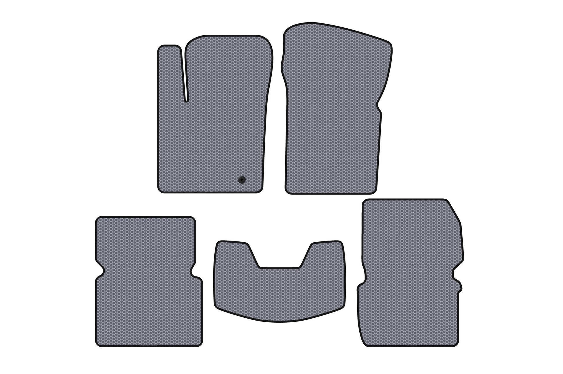 Rubber Floor Mats Carsuit (Gray) for Dodge Avenger 2007-2014 - image 1