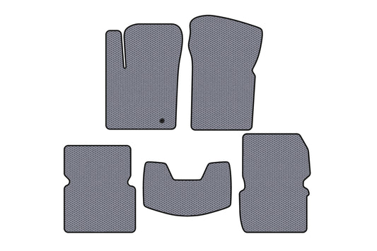 Rubber Floor Mats Carsuit (Gray) for Dodge Avenger 2007-2014 - image 1