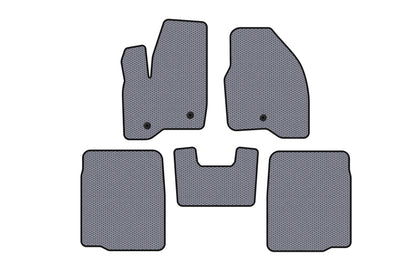 Rubber floor mats Carsuit (2 rows, 2011-2015, gray) for Ford Explorer 2011-2019 - image 1