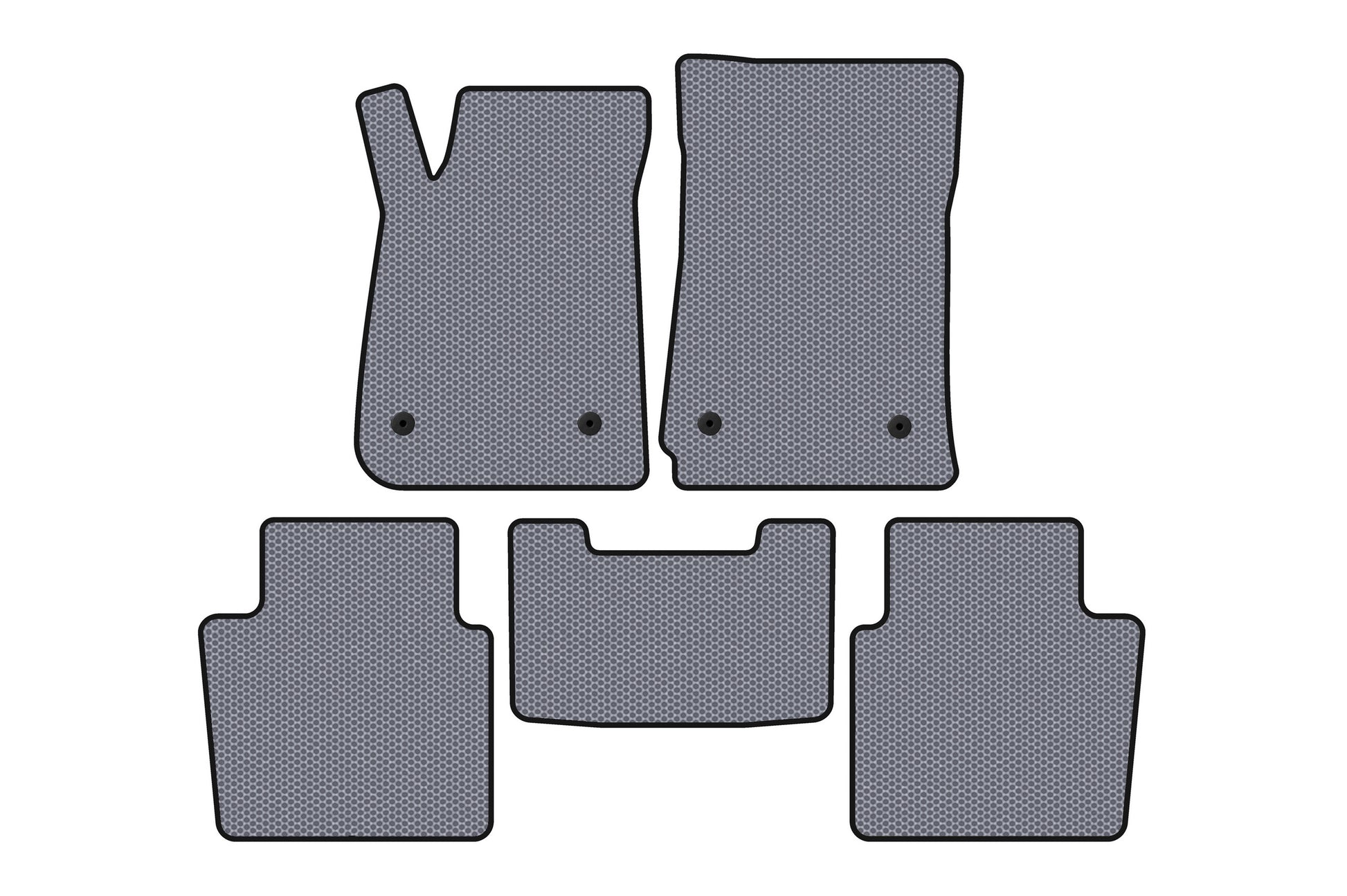 Rubber Floor Mats Carsuit (SD, Gray) for Chevrolet Impala 2013-2020 - image 1
