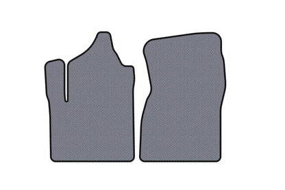 Rubber Floor Mats Carsuit (Gray) for GMC Sierra 2013-2019 - image 1