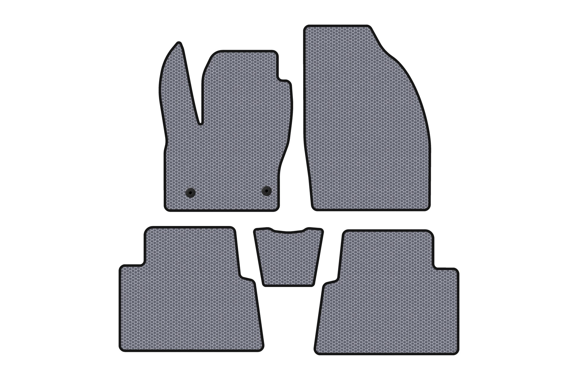 Rubber Floor Mats Carsuit (Gray) for Ford Kuga 2008-2013 - image 1