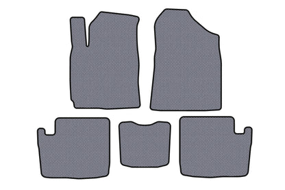 Rubber floor mats Carsuit (2005-2009, gray) for Chery Tiggo 1 2005-2016 - image 1