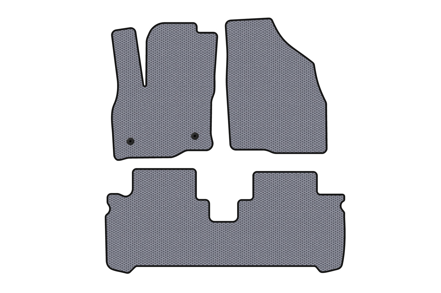 Rubber Floor Mats Carsuit (Gray) for Chevrolet Bolt 2016-2023 - image 1