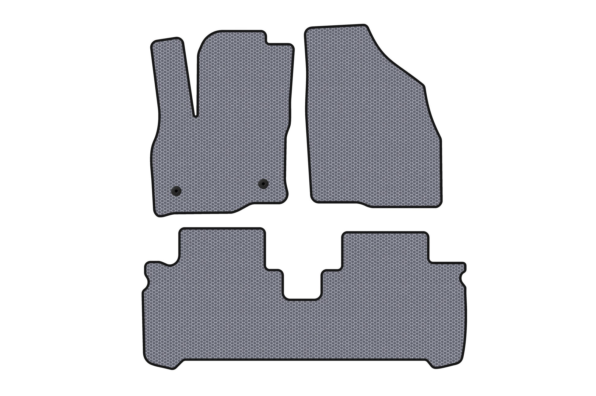Rubber Floor Mats Carsuit (Gray) for Chevrolet Bolt 2016-2023 - image 1