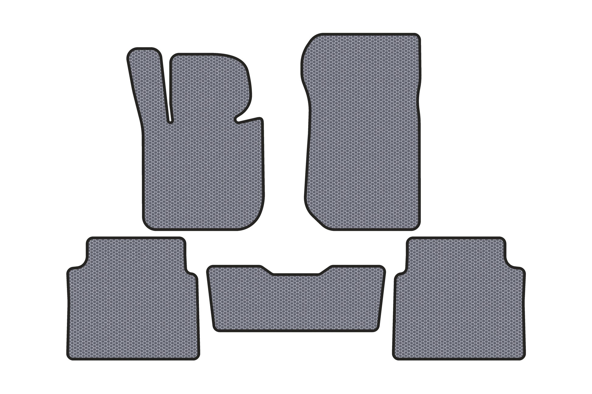 Rubber Floor Mats Carsuit (Gray) for BMW 3 Series E36 1990-2000 - image 1