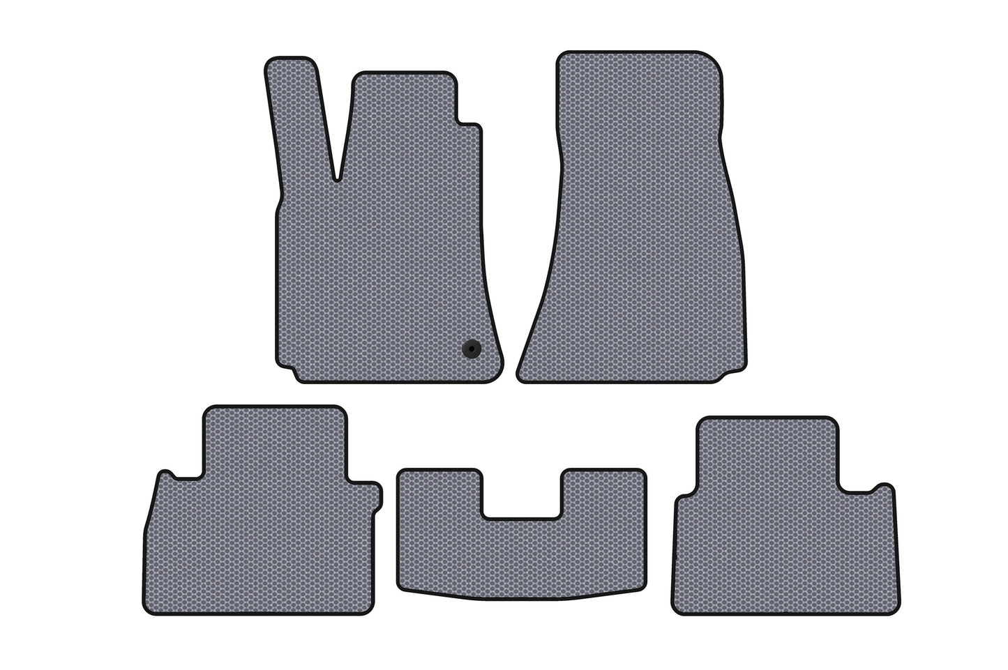 Rubber Floor Mats Carsuit (SD, Gray) for Chrysler C300 2004-2011 - image 1