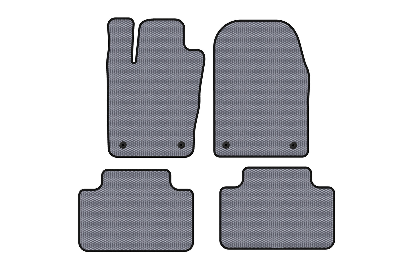 Rubber Floor Mats Carsuit (Gray) for Dodge Durango 2010- - image 1