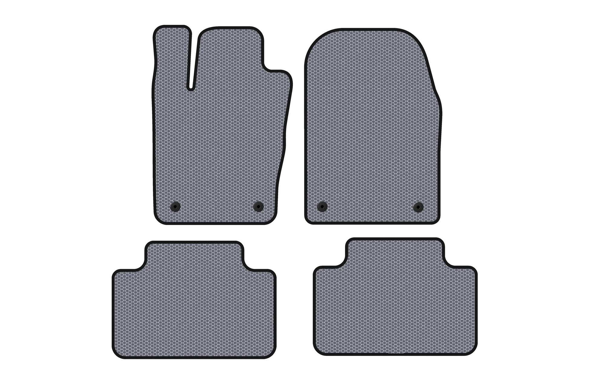 Rubber Floor Mats Carsuit (Gray) for Dodge Durango 2010- - image 1