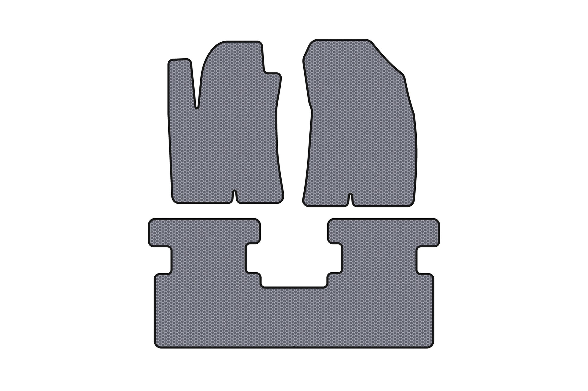 Rubber Floor Mats Carsuit (2WD, Grey) for Great Wall Haval Jolion 2020- - image 1