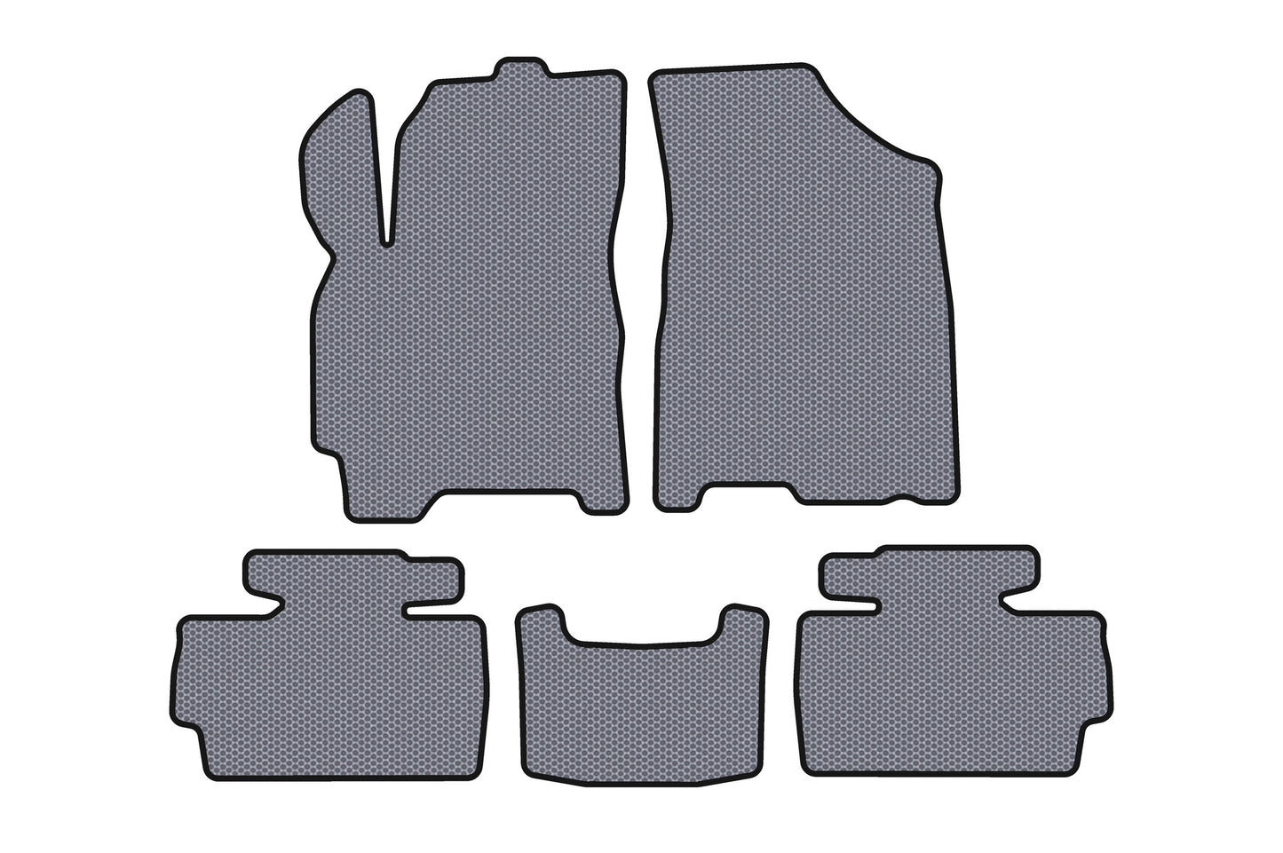 Rubber Floor Mats Carsuit (Gray) for Chery Tiggo 2 2014- - image 1